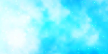 Parlak yıldızlı hafif BLUE vektör düzeni.