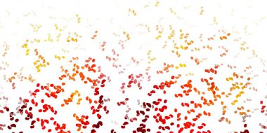 Karmaşık şekilli hafif turuncu vektör arkaplanı. Gradyan rastgele formlarla modern soyut illüstrasyon. Cep telefonları için arka plan.