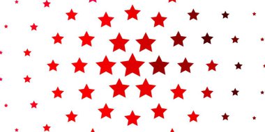 Neon yıldızlı Açık Pembe vektör şablonu.