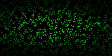 Soyut şekilli koyu yeşil vektör şablonu. Basit gradyan şekilli renkli bir çizim. İşiniz için akıllı tasarım.