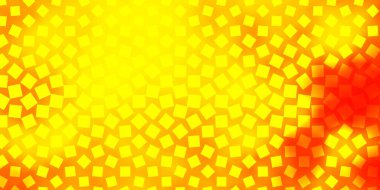 Dikdörtgenli hafif turuncu vektör arkaplanı. Renkli dikdörtgenlerle soyut gradyan çizimi. Web siteleri, iniş sayfaları için desen.