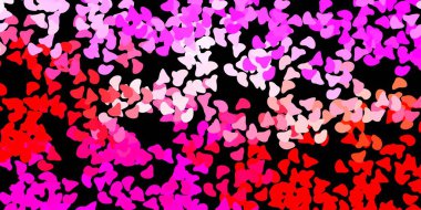 Rastgele şekilli koyu pembe, sarı vektör arkaplan. Soyut tarzda renkli şekilli bir illüstrasyon. Reklamlarınız için modern tasarım.