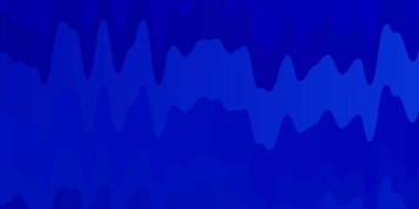 Dairesel yay ile hafif BLUE vektör arkaplanı. Gradyan kıvrımları olan yarım tonlu bir resim. İş broşürleri, broşürler için desen