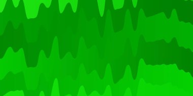 Açık yeşil arkaplan ve eğri çizgiler. Yaylı basit bir şekilde gradyan çizimi. Broşürler, broşürler için desen.