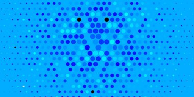 Noktalı koyu mavi vektör arkaplanı.