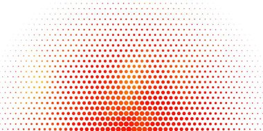 Noktalı Açık Turuncu vektör arkaplanı.