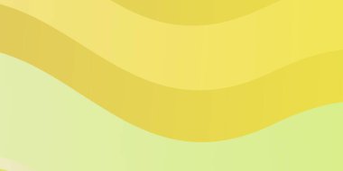 Açık yeşil, kıvrımlı sarı vektör arkaplan. Eğri çizgileri olan renkli çizimler. Reklamlar ve reklamlar için desen.