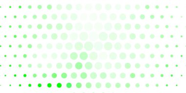 Disklerle Açık Yeşil vektör dokusu.