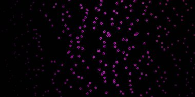 Güzel yıldızlı koyu pembe vektör dokusu.