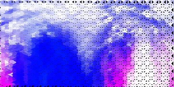 Modello Astratto Triangolo Vettoriale Rosa Chiaro Blu Illustrazione Astratta Moderna — Vettoriale Stock