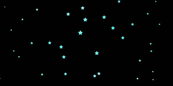 Textura Vectorial Verde Oscuro Con Hermosas Estrellas — Vector de stock