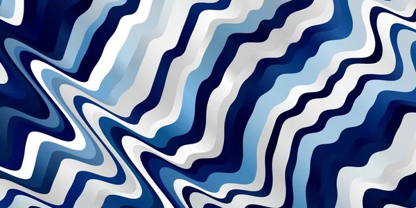 Fond Vectoriel Bleu Clair Avec Lignes Courbées — Image vectorielle