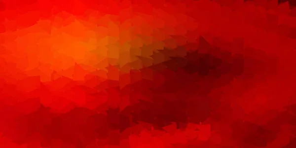 Conception Polygonale Géométrique Vectorielle Orange Foncé Illustration Abstraite Avec Élégants — Image vectorielle