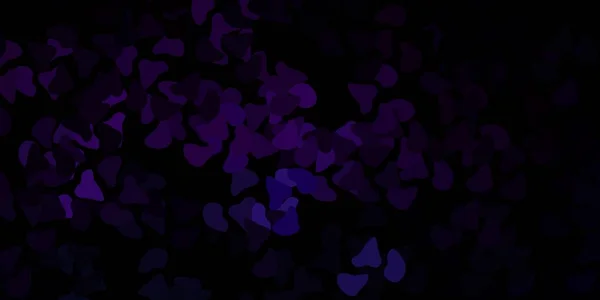 Modèle Vectoriel Violet Foncé Avec Des Formes Abstraites Illustration Avec — Image vectorielle