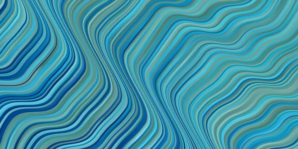 Fond Vectoriel Bleu Clair Avec Des Lignes Douces Échantillon Lumineux — Image vectorielle