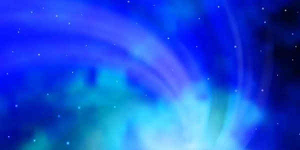 Světlo Blue Vektorová Šablona Neonovými Hvězdami Dekorativní Ilustrace Hvězdami Abstraktní — Stockový vektor