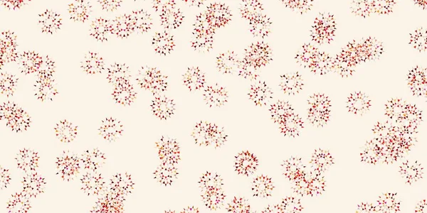 Vecteur Rouge Clair Illustration Naturelle Avec Des Fleurs Illustration Abstraite — Image vectorielle