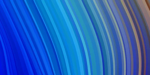 Bleu Clair Fond Vectoriel Rouge Avec Lignes Courbées — Image vectorielle