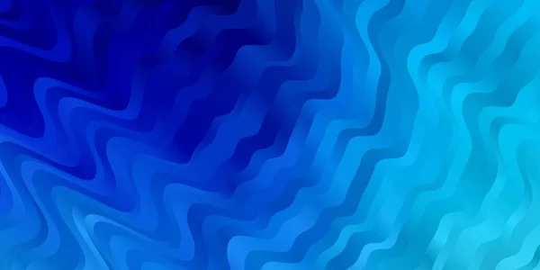 Светло Голубая Векторная Текстура Кривыми Красочный Геометрический Образец Градиентными Кривыми — стоковый вектор
