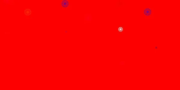 Rose Clair Mise Page Vectorielle Rouge Avec Des Formes Cercle — Image vectorielle