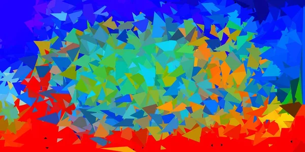 Papier Peint Mosaïque Triangle Vectoriel Multicolore Clair Illustration Abstraite Moderne — Image vectorielle