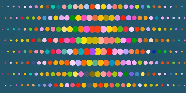 Modèle Vectoriel Multicolore Clair Avec Cercles — Image vectorielle