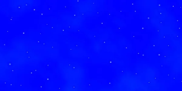 Textura Vetorial Azul Claro Com Belas Estrelas — Vetor de Stock