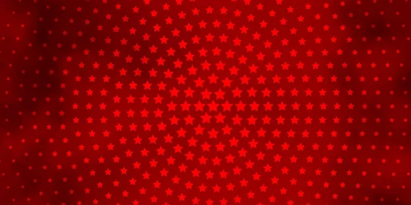 Світло Червоний Векторний Фон Барвистими Зірками — стоковий вектор