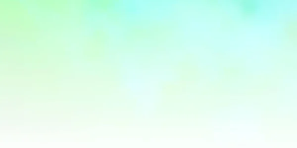 Bleu Clair Fond Vectoriel Vert Avec Nuages Illustration Dans Style — Image vectorielle