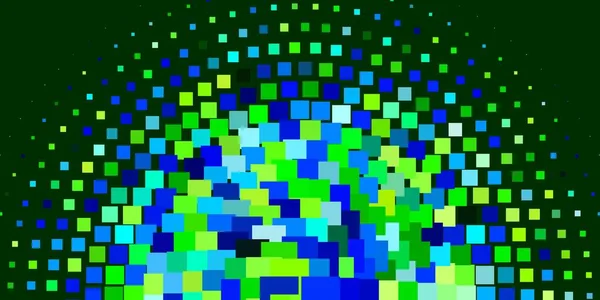 Ljusblå Grön Vektor Bakgrund Med Rektanglar Rektanglar Med Färgglada Lutning — Stock vektor