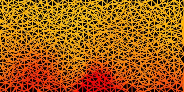 Светло Оранжевый Векторный Многоугольный Фон Декоративная Красочная Иллюстрация Абстрактными Треугольниками — стоковый вектор
