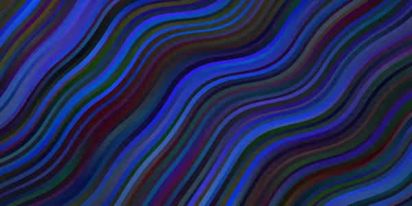 Σκούρο Μπλε Διάνυσμα Φόντο Κυκλικό Τόξο Αφηρημένη Απεικόνιση Κλίσεις Σχεδιασμός — Διανυσματικό Αρχείο
