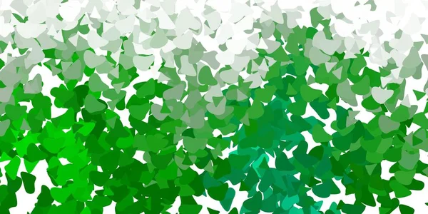 Светло Зеленый Векторный Отскок Хаотичными Поворотами Красочная Иллюстрация Простыми Градиентными — стоковый вектор