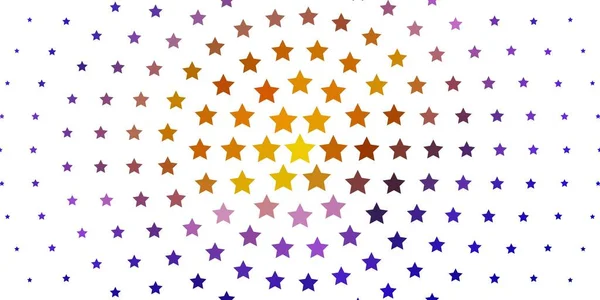 Azul Claro Diseño Vector Rojo Con Estrellas Brillantes — Vector de stock