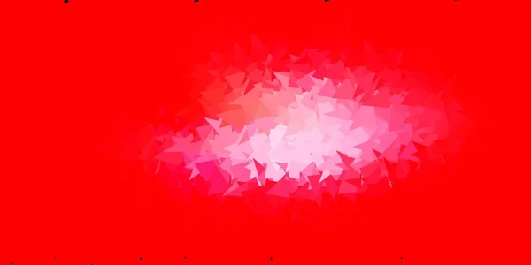Fond Polygonal Vecteur Rouge Clair Illustration Colorée Décorative Avec Des — Image vectorielle