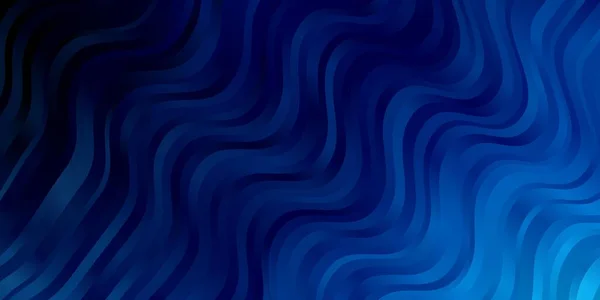 Lichtblauwe Vector Achtergrond Met Gebogen Lijnen — Stockvector