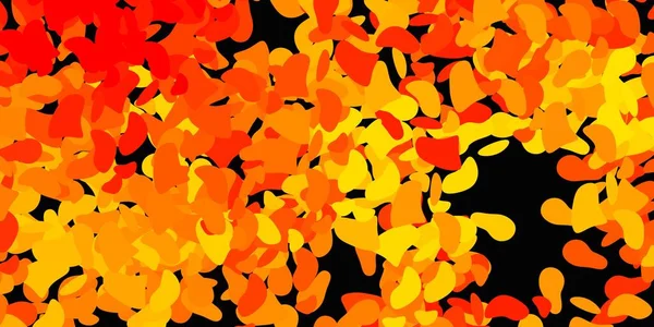 추상적 모양을 오렌지색 패턴입니다 문체의 차이가 추상적 사업을 디자인 — 스톡 벡터