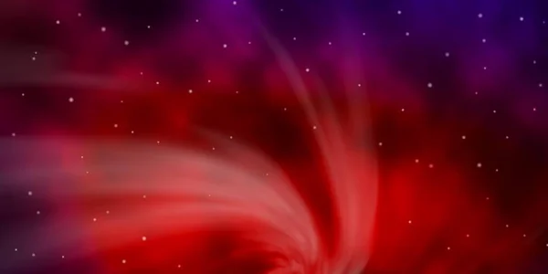 ダークブルー 美しい星と赤ベクトルテクスチャ — ストックベクタ