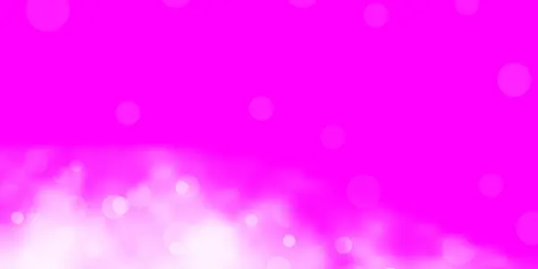 Hellviolett Rosa Vektorhintergrund Mit Flecken — Stockvektor