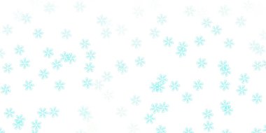 Açık mavi, yapraklı yeşil vektör deseni. Zarif doğal desenli ve eğimli yapraklar. Web sitesi tasarımları için desen.