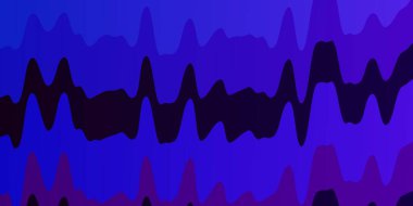 Koyu pembe, dairesel yay ile mavi vektör arkaplan.