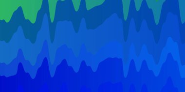 Açık Mavi, Wry çizgileri ile yeşil vektör düzeni.