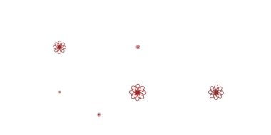 Açık yeşil, fiyonklu kırmızı vektör arkaplan. Soyut bir şekilde gradyan eğimli bir tasvir. Kullanıcı Arayüzü tasarımınız için şablon.