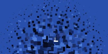 Kare biçiminde hafif BLUE vektör deseni.