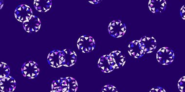 Dairesel açık mor vektör şablonu. Parlak renkli ve soyut küreler içeren bir resim. Web siteleri için desen.