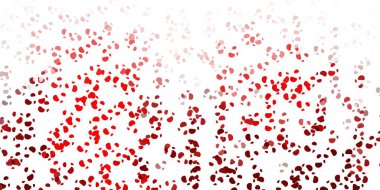 Memphis şekilli açık kırmızı vektör dokusu. Basit gradyan şekilli renkli bir çizim. Cep telefonları için arka plan.