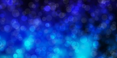 Koyu pembe, daireli mavi vektör deseni.