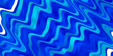 Wry çizgileri ile hafif BLUE vektör şablonu.