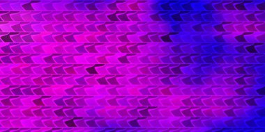 Açık Mor, kare şeklinde pembe vektör deseni. Renkli dikdörtgenlerle soyut gradyan çizimi. Reklamınız, posteriniz, afişiniz için en iyi tasarım.