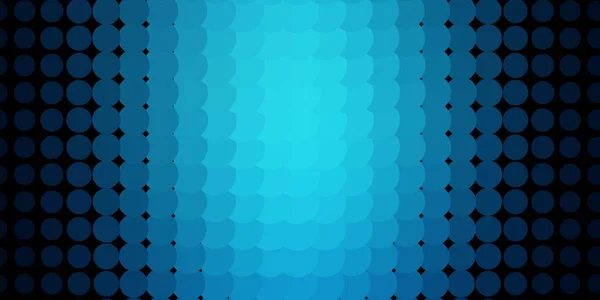 Patrón Vectorial Azul Claro Con Círculos Discos Coloridos Abstractos Sobre — Vector de stock